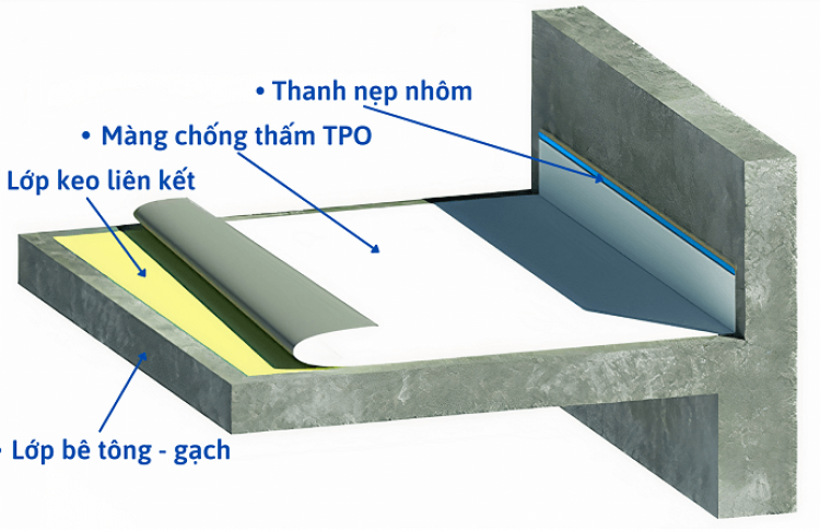 Màng Chống Thấm TPO - Xu Hướng Chống Thấm Mới