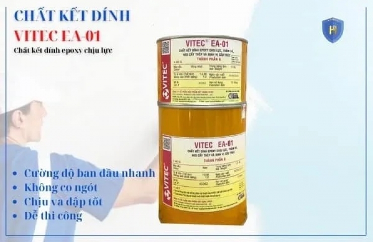 Chất kết dính Epoxy Vitec EA 01 và Nhựa bơm Epoxy Vitec EP 05