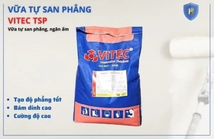 VITEC TSP - Vữa phủ sàn tự san phẳng và ngăn ẩm